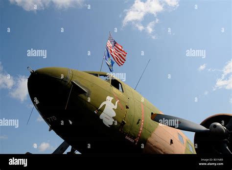 The Douglas Ac 47 Spooky Gunship At The Rochester International Airshow