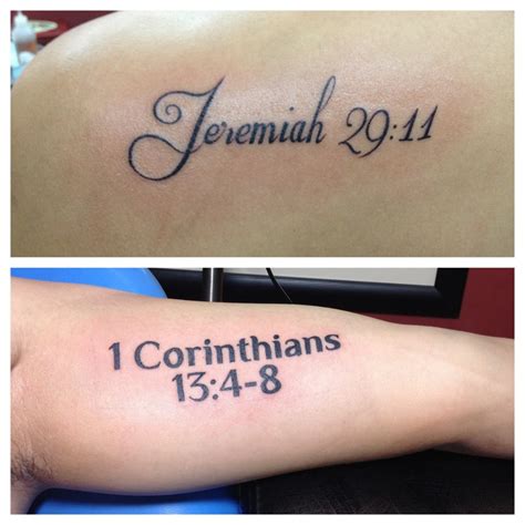 Jeremiah 29 11 Tattoo Fonts