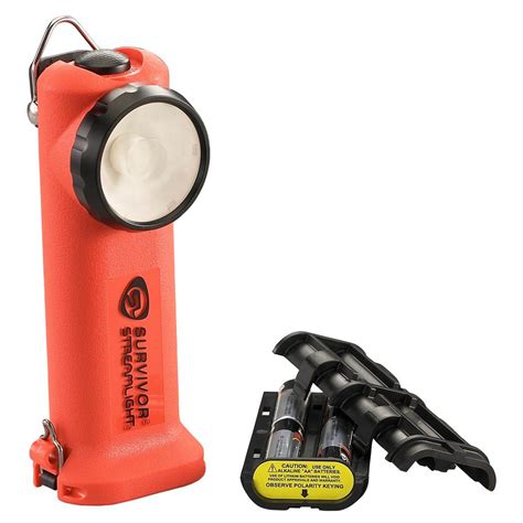 Streamlight 90540 Survivor Led Right Angle Flashlight Orange 175 Lumens