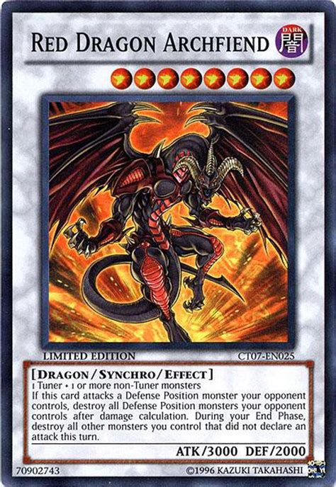 Yugioh 5ds 2010 Collector Tin Single Card Super Rare Red Dragon