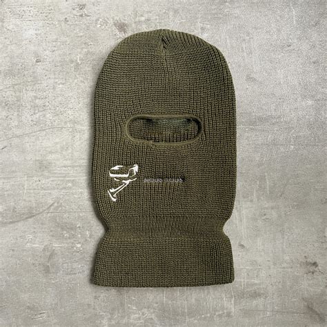 Kominiarka Drill Ski Mask Cctv Khaki Nous Tous Streetwear