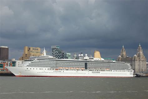 Cruise Ship Arcadia At Liverpool Last Month
