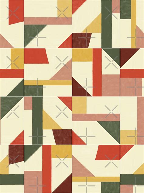 Tangram Wall Tiles 02 Sticker For Sale By Designdn Redbubble