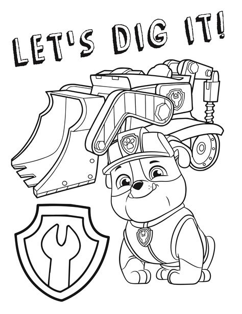 Pin Em Paw Patrol Printables A4c