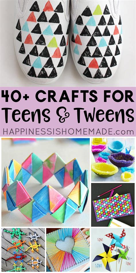 40 Easy Crafts For Teens Tweens Happiness Is Homemade Artofit