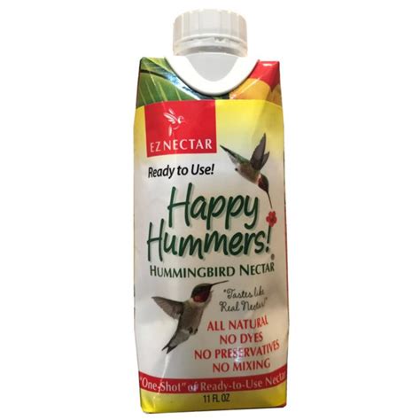 How to make homemade hummingbird nectar food, so easy and fast, white sugar and water. EZNectar 11 fl. oz. Hummingbird Nectar/Food One-Shot Ready ...