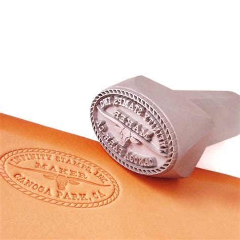 Infinity Stamps Inc Custom Leather Hand Stamp Infinity Stamps Inc