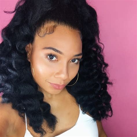 10 Easy Half Up Half Down Hairstyles For Natural Hair Gals Hot Beauty