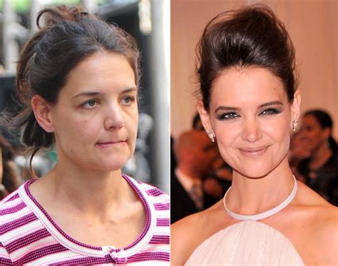 Katie Holmes Stars Caught Without Makeup Celebs Without Makeup