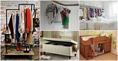Building wooden shelves can help solve your storage problems. Top 10 Clothing Storage Solutions
