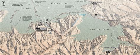Filenps Grand Canyon North Rim Map Wikimedia Commons