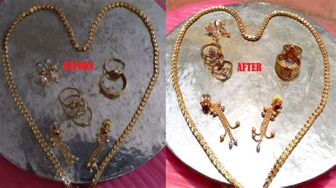 It doesn't take very long for the sparkle to fade, however, when you're wearing a piece on a regular. How to clean gold jewelry at home I DIY easy jewelry cleaner - YouTube