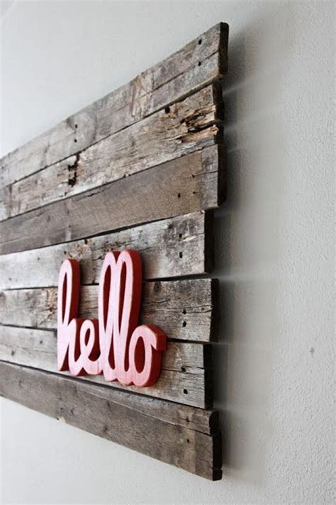 Find beautiful & unique art for any room in your home. Ingenious Pallet Wall Art Ideas - Wood Pallet Ideas