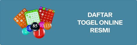 daftar akun togel resmi online
