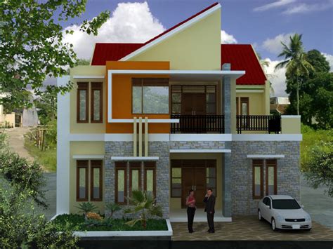 Rumah modern 1 lantai 3 kamar tidur. Konsep Rumah Minimalis 1 dan 2 Lantai Masa Kini - Model ...