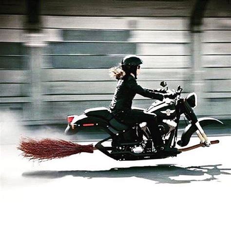 Harley Davidson Photo The Witch Is On Her Broomlol Motorcycle