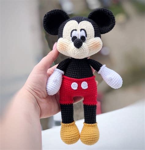 Mickey Mouse ENGLISH pattern Disney crochet pattern | Etsy | Crochet