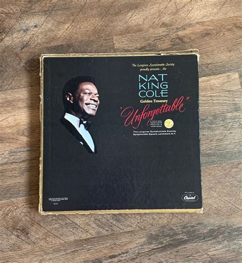 Nat King Cole Unforgettable Golden Treasury 6 Vinyl Album Set Longines