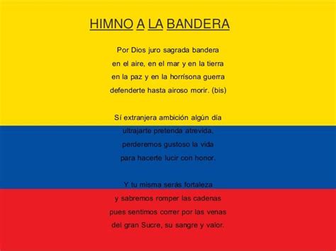 Himno A La Bandera Ecuador Kulturaupice