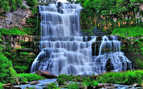 70 Waterfall Background Pictures Wallpapersafari