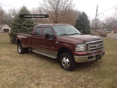 2005 Ford F 350 Duty King Ranch Crew Cab Pickup 4 Door 6 0l