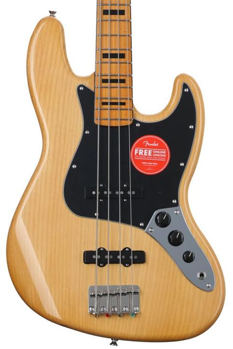 Squier Classic Vibe S Jazz Bass Natural Sweetwater