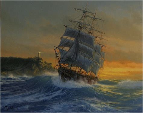 Marek Rużyk Seascape Paintings Ship Paintings Seascape