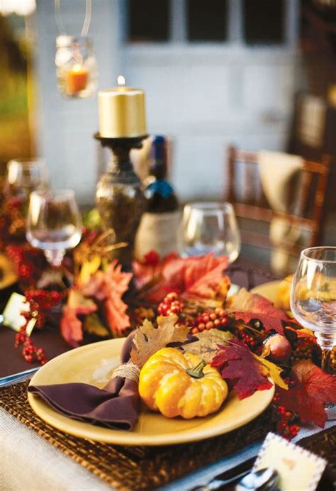 30 Outdoor Thanksgiving Dinner Décor Ideas Digsdigs