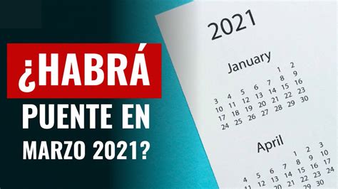 ¿mega Puente En Marzo Esto Son Los Días Festivos Del Mes Sabrosita Digital