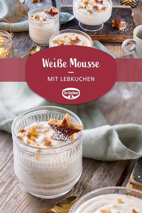 1 cup cold milk (for extra creamy results use 3/4 cups milk and 1/4 cups + 2 tbs heavy whipping cream). Weiße Mousse mit Lebkuchen | Rezept in 2020 | Einfacher ...