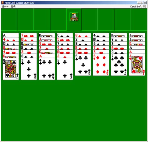 When you start the game, the cards that you are available to move are the ones that are on the bottom of the columns, in other words, if no other card is covering it. FreeCell - Deckipedia