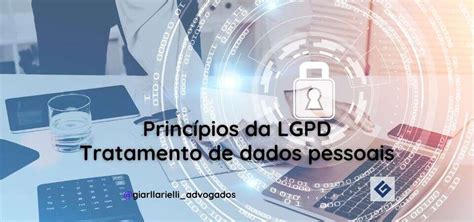 Quais são os princípios previstos na LGPD