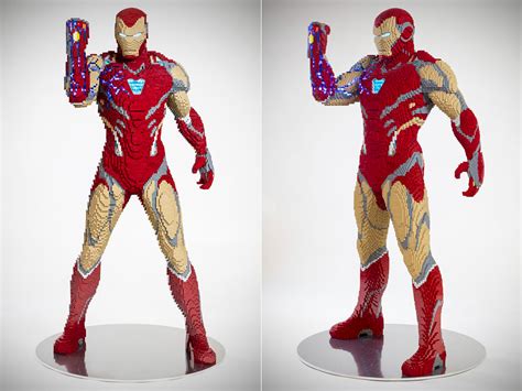 This Life Sized Iron Man Was Made From 35119 Lego Pieces And Stands 6