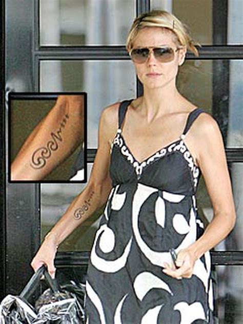 Heidi Klum Tattoo