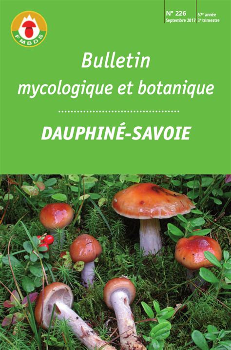 septembre | 2017 | Fédération mycologique et botanique Dauphiné-Savoie
