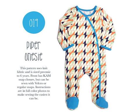 Footed Bodysuit Sewing Pattern Pdf Sewing Pattern Baby Etsy In 2021