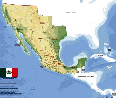 Mapa De Mexico 1824 Mexican American War American History Mexico