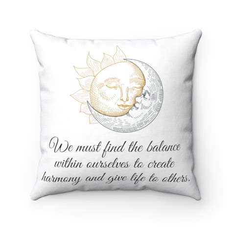 Find The Balance Within Spun Polyester Square Pillow Real Life With