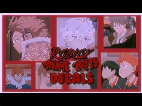 Decal ids/codes for journal profile (with pictures) | royale high journal hey you guys! ROBLOX | Bloxburg/Royale High Aesthetic Anime Boy Decals ...