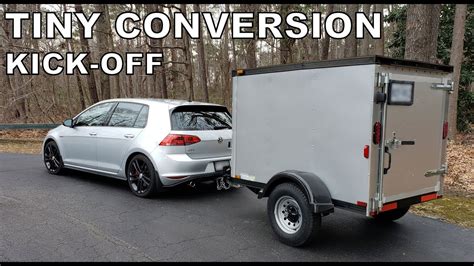 4x6 Cargo Trailer Camper Conversion Can It Work Youtube