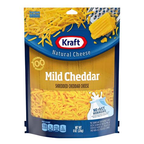 Kraft Mild Cheddar Shredded Cheese Shop Cheese At H E B