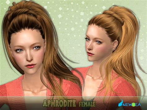 The Sims Resource Newsea Sims2 Hair J046f Aphrodite