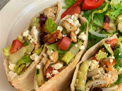 Add real mayo and celery. The Best EVER Chicken Gyros - Aunt Bee's Recipes