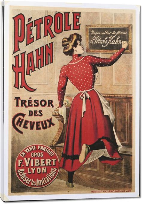 Toiles Imprimées Reproduction Daffiche Publicitaire Petrole Hahn