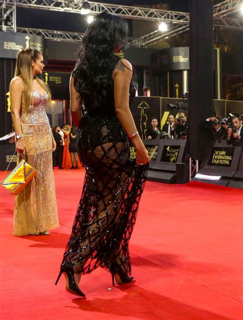 Egyptian Actress Rania Youssef Facing Trial For Wearing See Through Dress Says She Didnt Mean