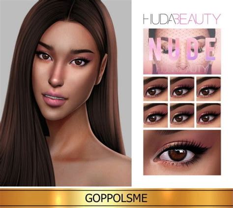 Gpme Gold Eyeshadow Palette By Goppols Me For The Sims 4 Spring4sims