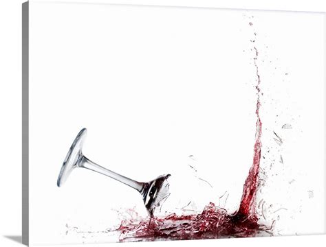 Falling Glass Of Red Wine Wall Art Canvas Prints Framed Prints Wall