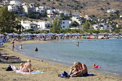 elounda beach elounda pictures greece in global geography