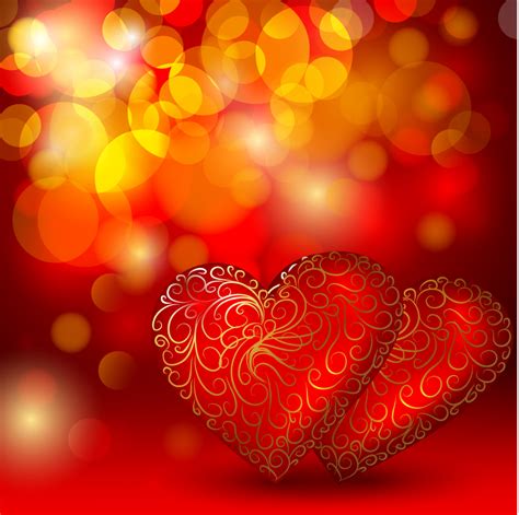Beautiful Red Heart Background 14929 Free Eps Download 4 Vector