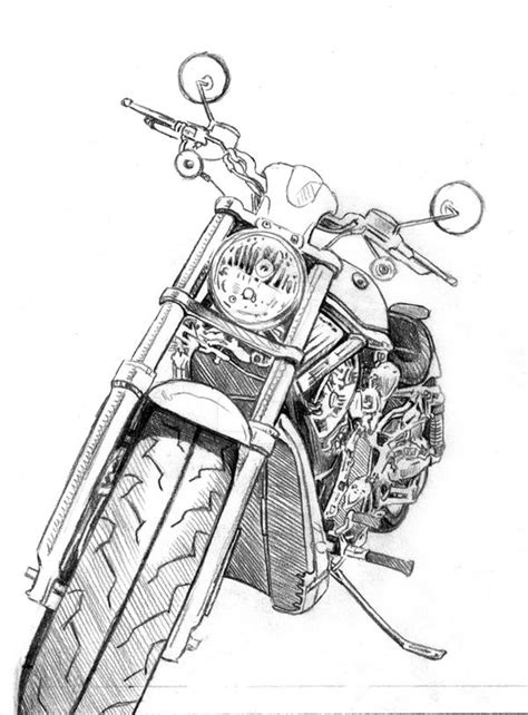 Motorcycle Sketch1 By Bookstoresue On Deviantart